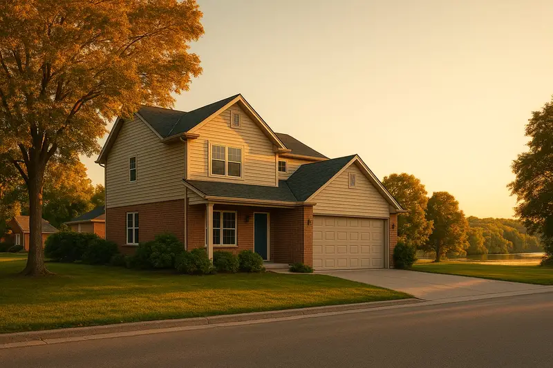 A spacious detached Brantford home with a wide driveway and maple-shaded yard
